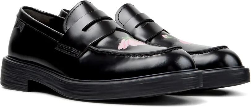 Camper Loafers met bloemenprint Zwart - Foto 4