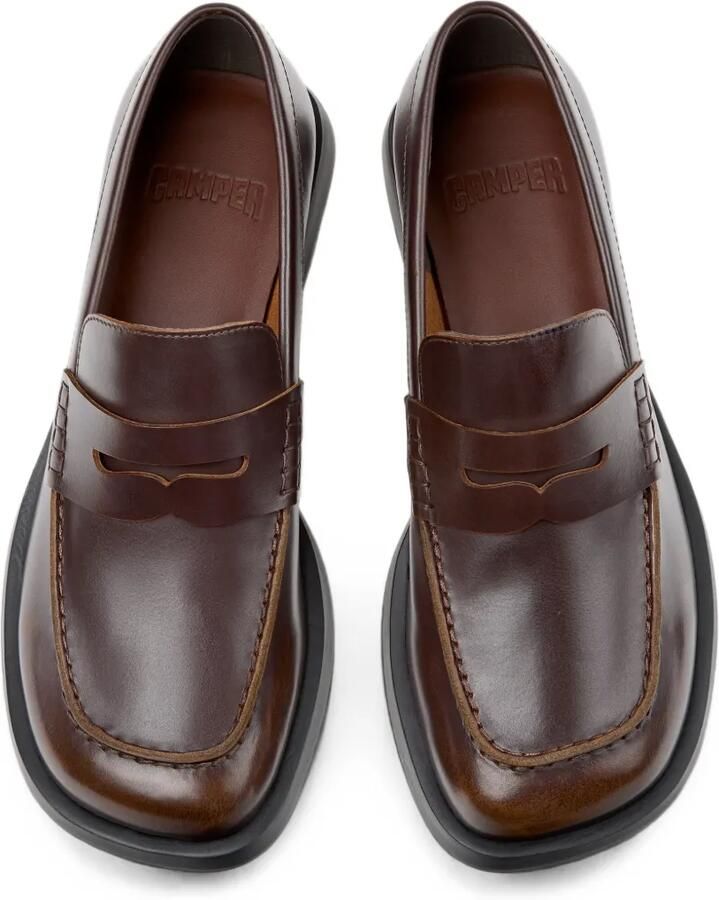 Camper Loafers met vierkante neus Bruin - Foto 2