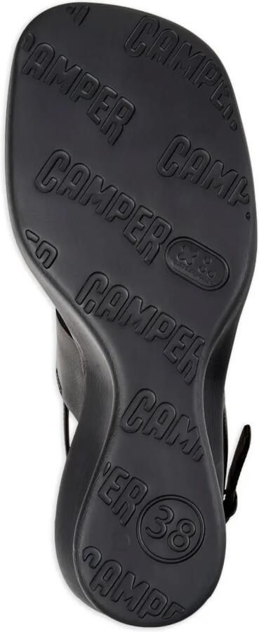 Camper Louise leren sandalen Zwart - Foto 4