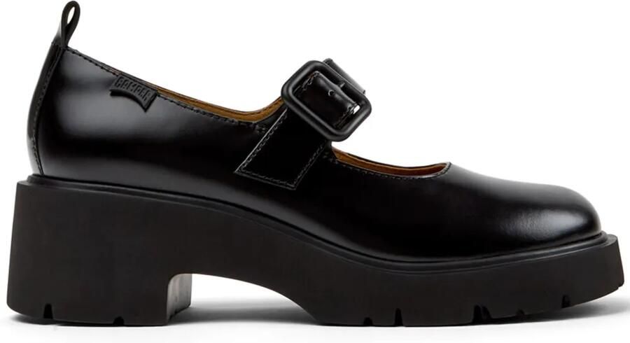 Camper Milah leren loafers Zwart