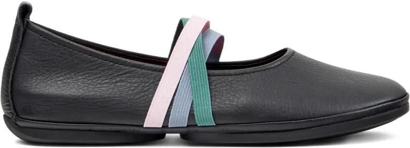 Camper Nina elastische ballerina's Zwart