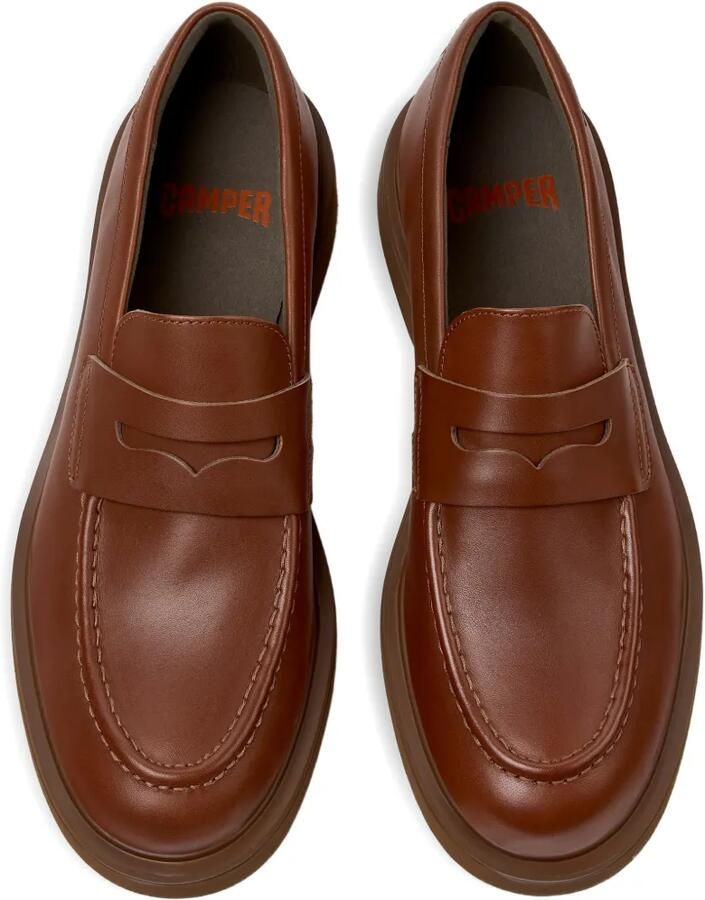Camper Norman leren loafers Bruin - Foto 2