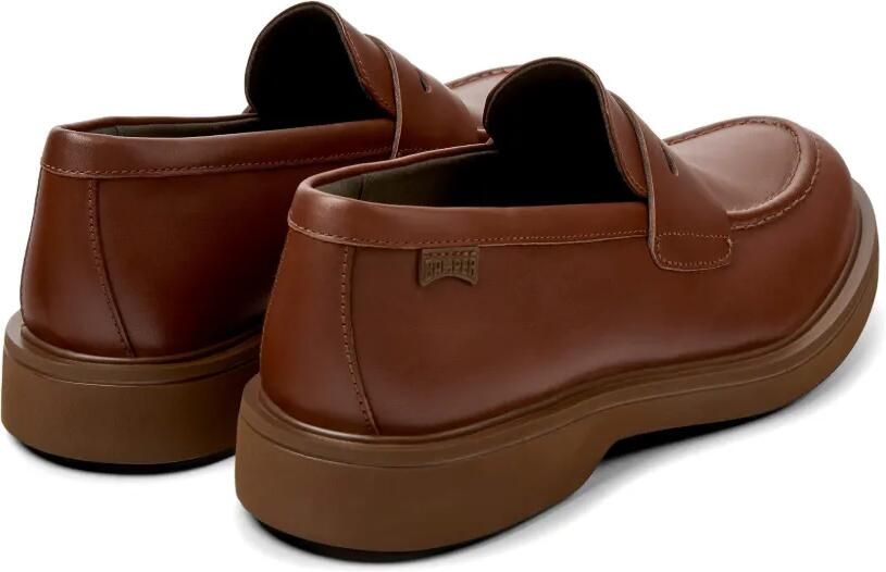 Camper Norman leren loafers Bruin - Foto 3