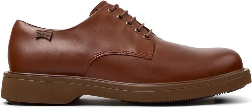 Camper Norman leren veterschoenen Bruin