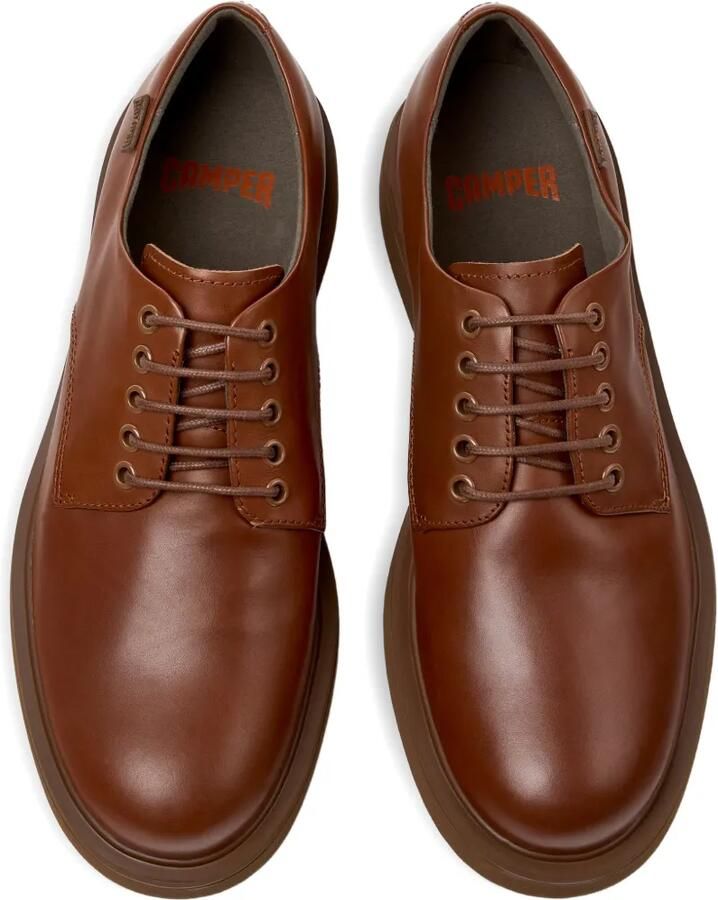 Camper Norman leren veterschoenen Bruin - Foto 2