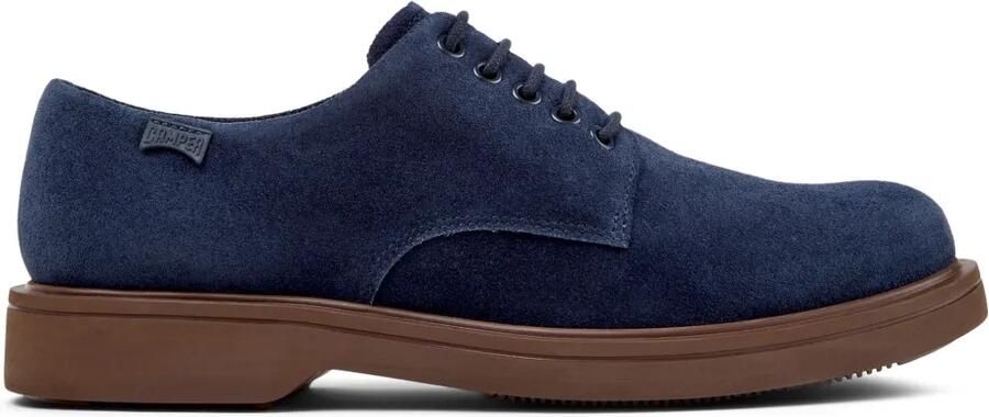 Camper Norman suède derby schoenen Blauw