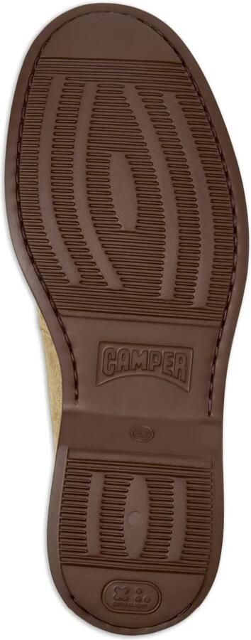 Camper Norman suède loafers met penny detail Beige - Foto 4