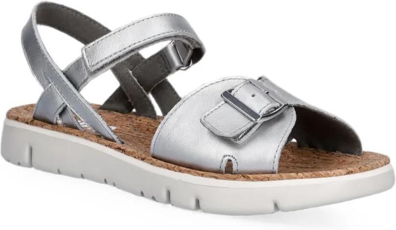Camper Oruga sandalen met metallic-effect en gespdetail Zilver - Foto 2
