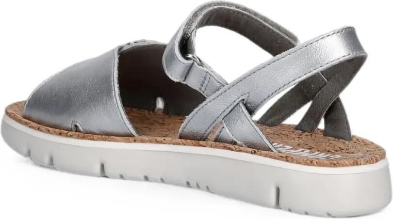 Camper Oruga sandalen met metallic-effect en gespdetail Zilver - Foto 3