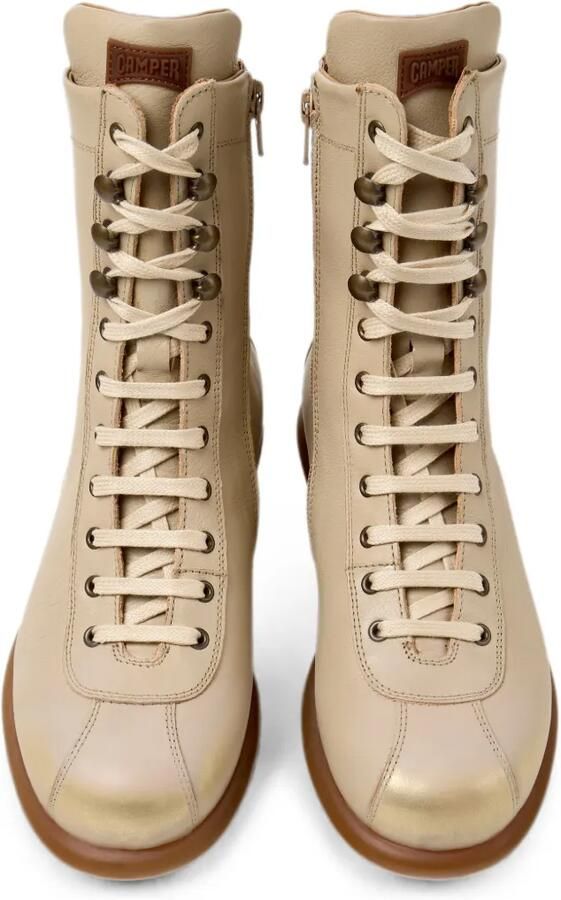 Camper Pelotas Ariel enkellaarzen met veters Beige - Foto 4