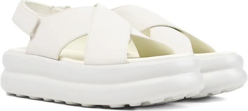 Camper Pelotas Flota leren sandalen met gekruiste bandjes Wit - Foto 5