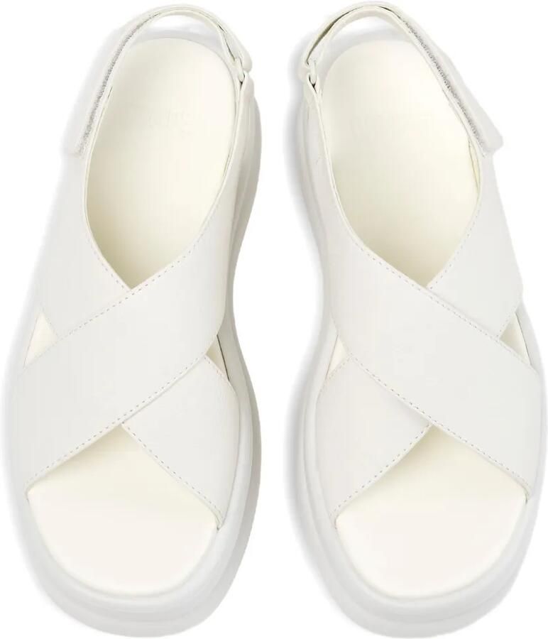 Camper Pelotas Flota leren sandalen met gekruiste bandjes Wit - Foto 2