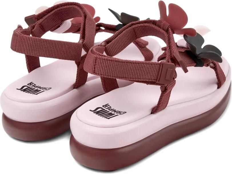 Camper Pelotas Flota Up sandalen met bloemapplicatie Rood - Foto 3
