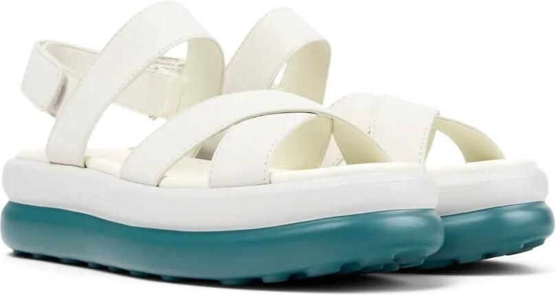 Camper Pelotas Flota Up sandalen met kruisbandjes Wit