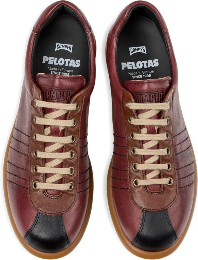 Camper Pelotas leren sneakers met vlakken Rood - Foto 2