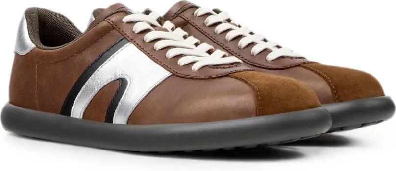 Camper Pelotas Soller leren sneakers met vlakken Bruin - Foto 4
