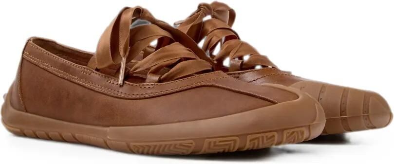 Camper Peu Path+ ballerina's met veters Bruin - Foto 5