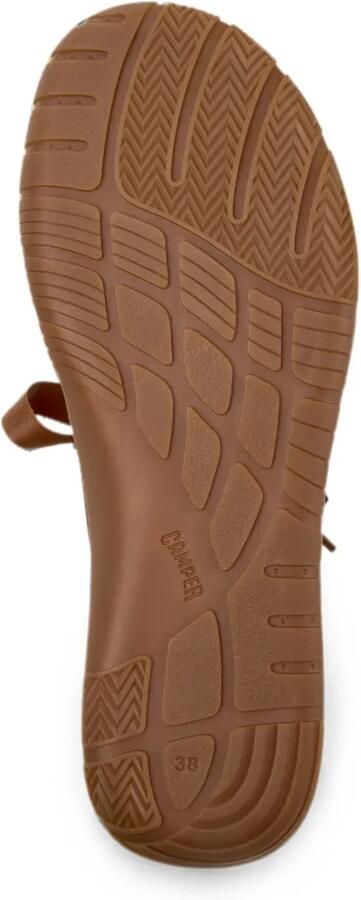 Camper Peu Path+ ballerina's met veters Bruin - Foto 4