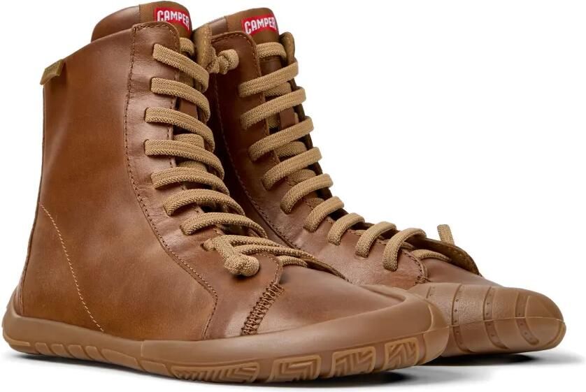 Camper Peu Path+ leren enkellaarzen Bruin - Foto 4