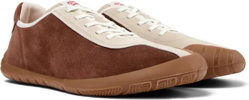 Camper Peu Path sneakers met suède vlak Bruin - Foto 5