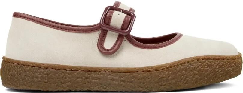 Camper Peu Terreno ballerina's met gesp Beige