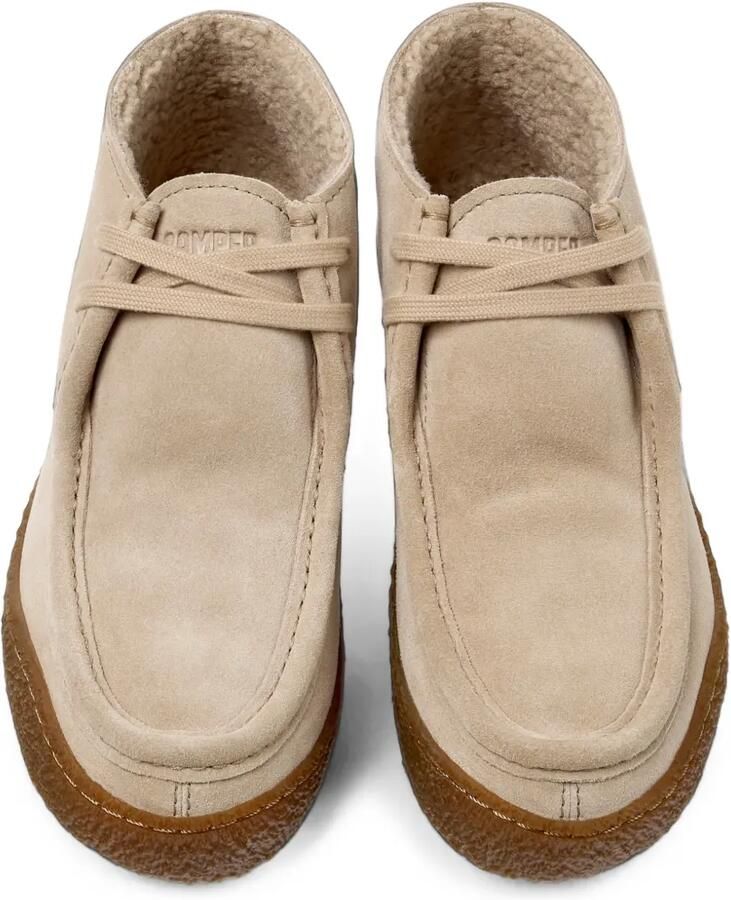 Camper Peu Terreno leren enkellaarzen Beige - Foto 2