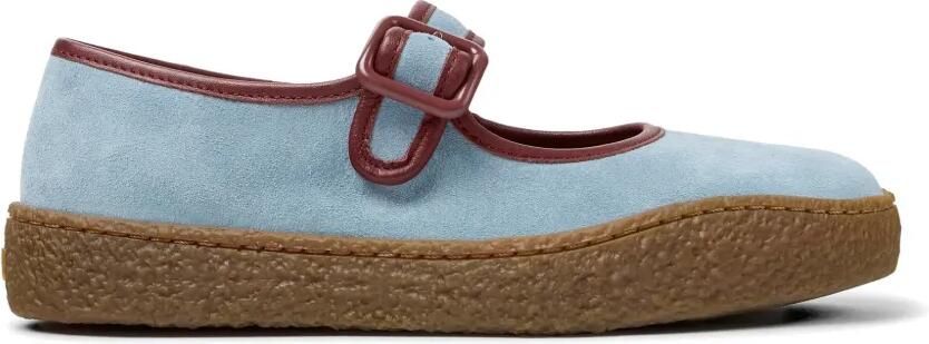 Camper Peu Terreno suède ballerina's Blauw