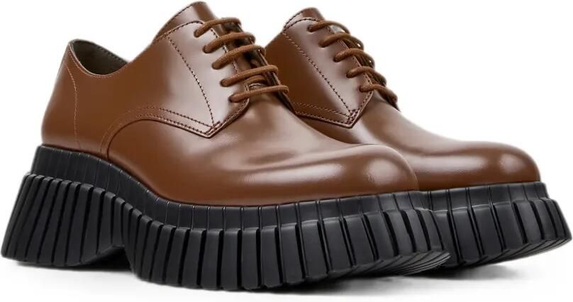 Camper Pix BCN derby schoenen met plateauzool Bruin - Foto 5