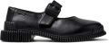 Camper Pix leren ballerina's met gespsluiting Zwart - Zwart