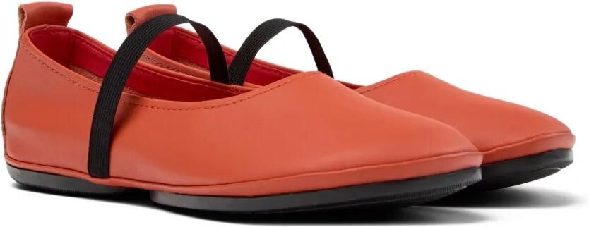 Camper Right leren ballerina's met elastische band Oranje - Foto 3