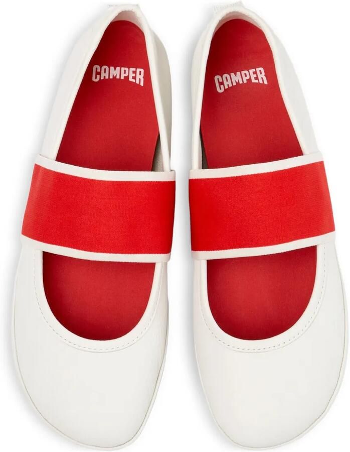 Camper Right Nina ballerina's met bandje Wit - Foto 2
