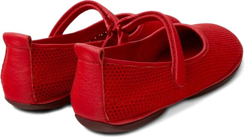 Camper Right Nina ballerina's met bandjes Rood