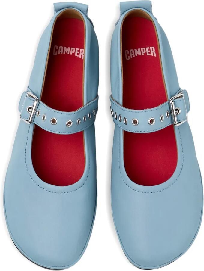 Camper Right Nina ballerina's met gespbandje Blauw - Foto 2