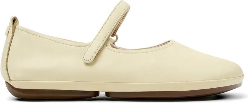 Camper Right Nina ballerina's met klittenband Beige