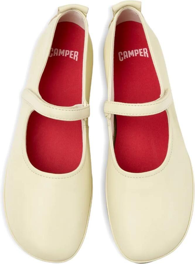 Camper Right Nina ballerina's met klittenband Beige - Foto 2