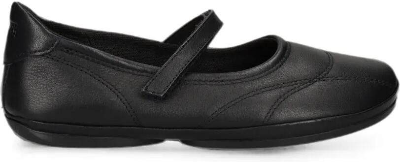 Camper Right Nina ballerina's met klittenband Zwart