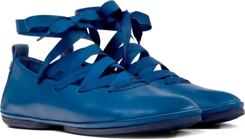 Camper Right Nina leren ballerina's Blauw - Foto 3