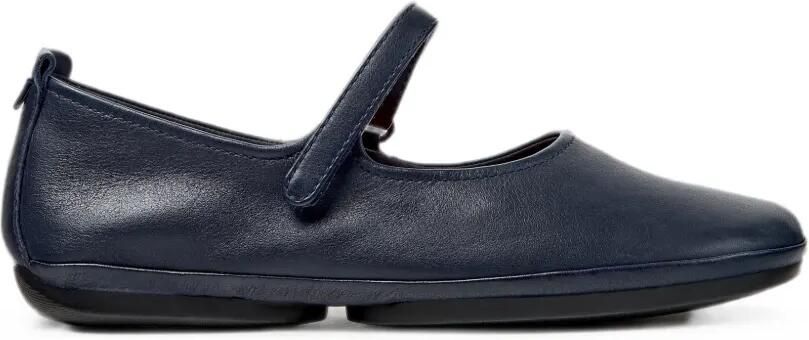 Camper Right Nina leren ballerina's Blauw