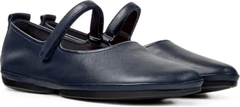 Camper Right Nina leren ballerina's Blauw - Foto 4