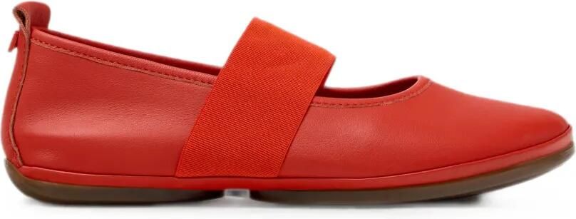 Camper Right Nina leren ballerina's Rood