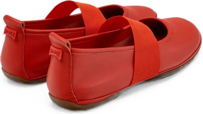 Camper Right Nina leren ballerina's Rood - Foto 3