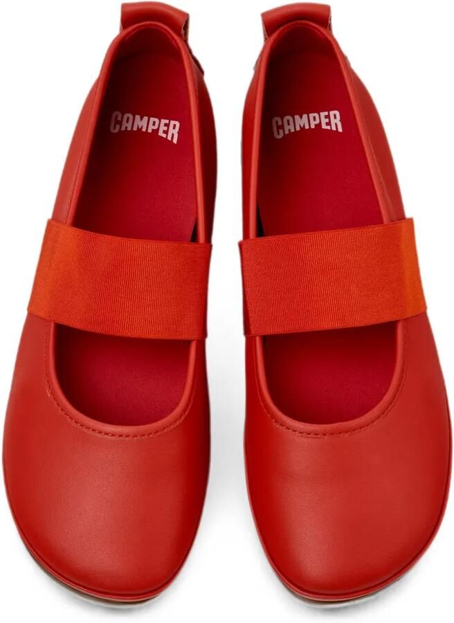 Camper Right Nina leren ballerina's Rood - Foto 2
