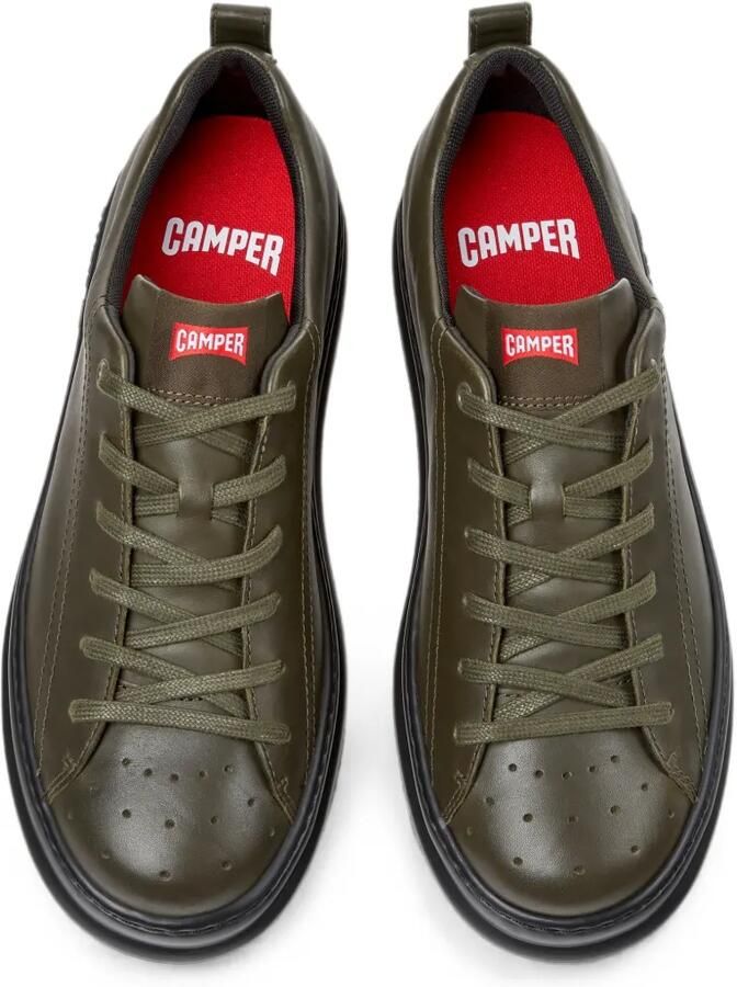 Camper Runner Four leren sneakers Groen - Foto 2