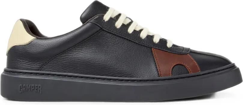 Camper Runner Twentyfive Twins leren sneakers Zwart