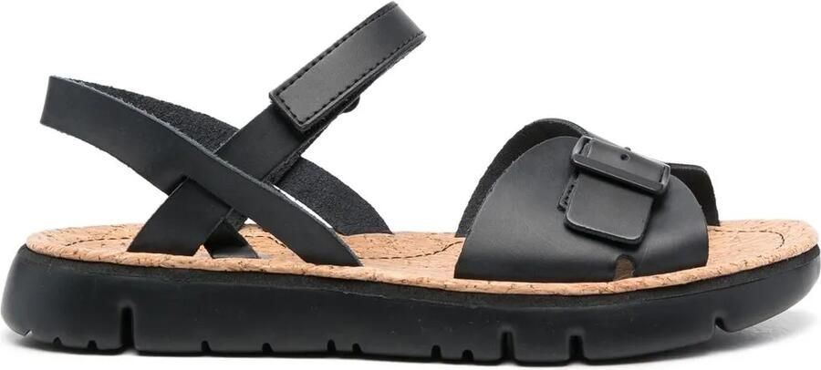 Camper Sandalen met open neus Zwart