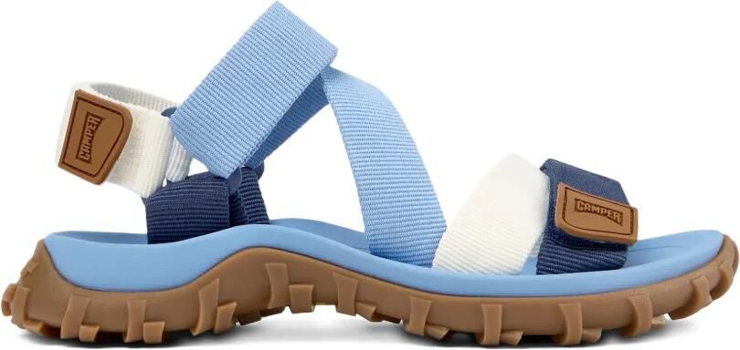 Camper Sandalen met plateauzool en bandje Blauw