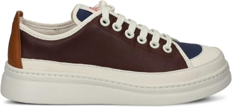 Camper Sneakers met leren vlakken Bruin