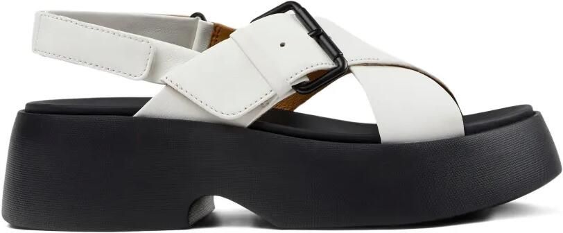 Camper Tasha leren sandalen Wit