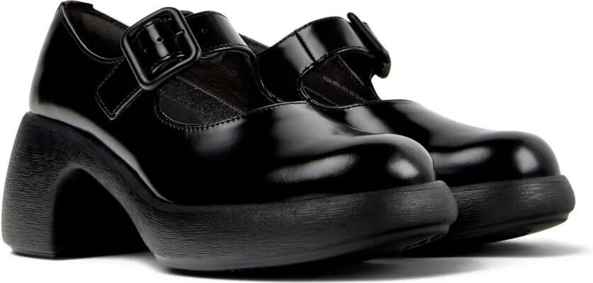 Camper Thelma II pumps met plateauzool en gesp Zwart - Foto 4