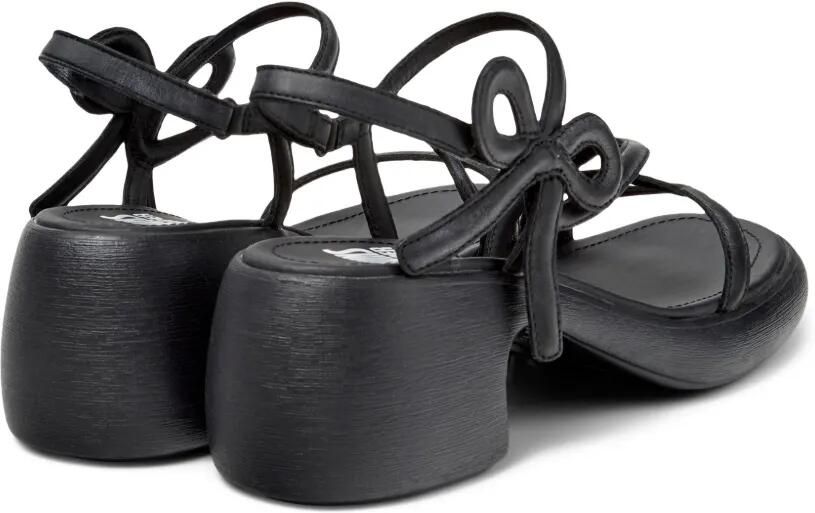 Camper Thelma Twins leren sandalen met strikdetail Zwart - Foto 3